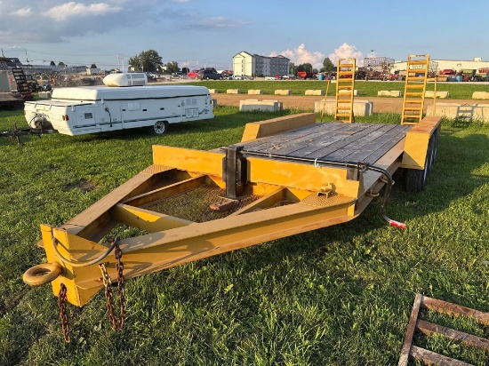 18 Ft Flatbed Pintle Hitch Trailer