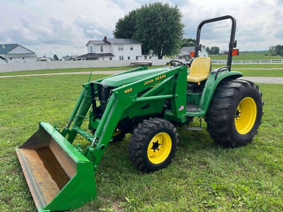 John Deere 4300 Compact Utility Tractor W 460 Front End Loader