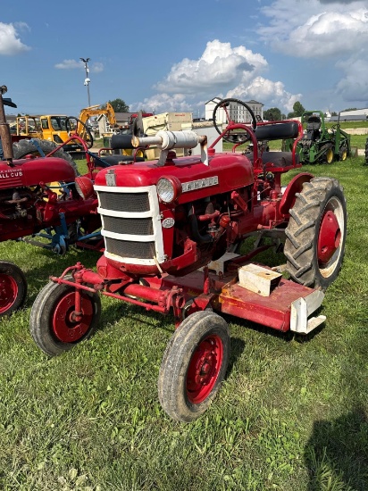 Farmall Cub Tractor w Belly Mower