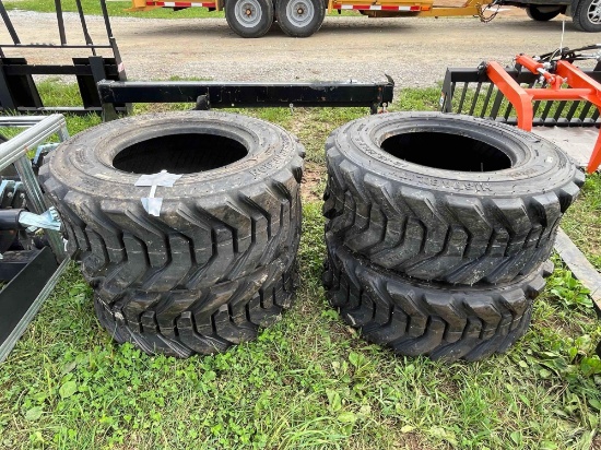 4 Skid Loader Tires- 12-16.5