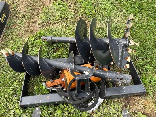 Skid Steer Auger Drill