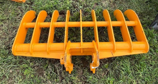 Mini Excavator Root/ Brush Rake