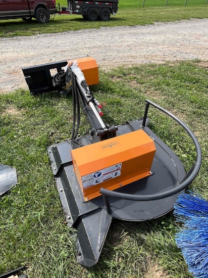 LandHonor Skid Steer Articulating Brush Mower