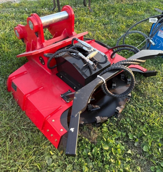 Mulcher Head Excavator Attachment