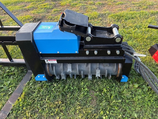Mulcher Head Excavator Attachment