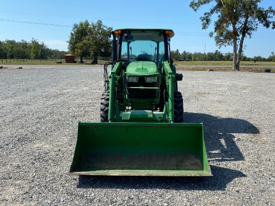 JOHN DEERE 5065E WITH H240 LOADER HOURS SHOWING 757, SN- 1PY5065ECGG400892