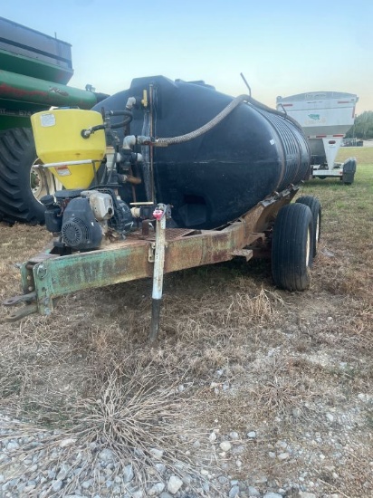 1000 GALLON NURSE TANK Live & Online Auction Auction Date: Saturday, Septem