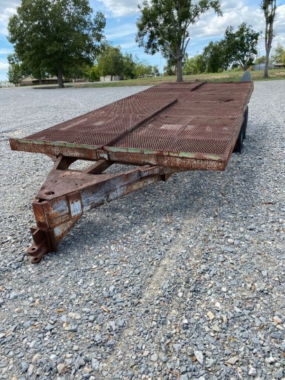 HOMEMADE 19' FLATBED TRAILER