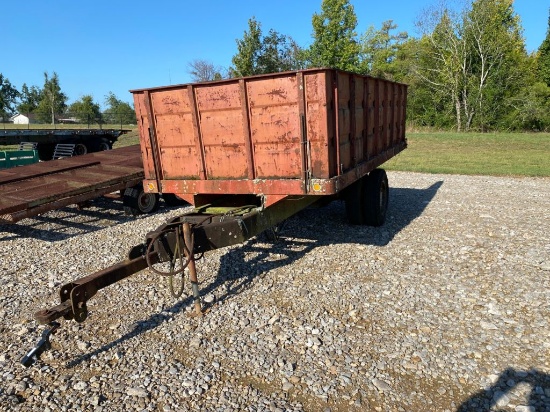 15' HYDRAULIC DUMP TRAILER HOMEMADE