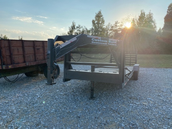 2023 Custom Built Gooseneck Trailers Trailer Car Hauler With Ramps 22'