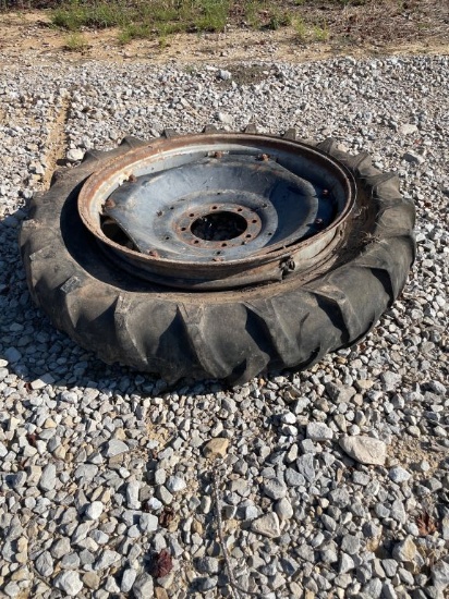 13.6R36 RIM AND TIRE