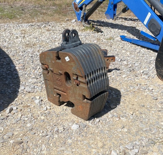 New Holland Weight Mounts And Weights Live & Online Auction Auction Date