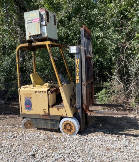 (INOP) Electric Hyster Fork Lift Live & Online Auction Auction Date: Satu