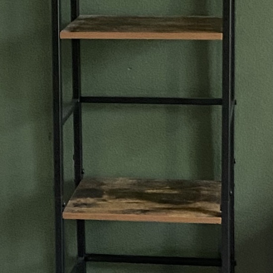 Metal And Wood Tall Shelving - LOCAL PICKUP ONLY