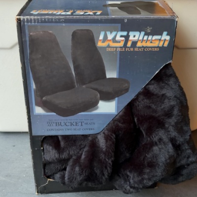 LXS Plush Deep Pile Fur Seat Covers