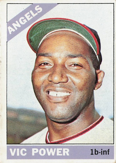 1966 Topps #192 Vic Power Card