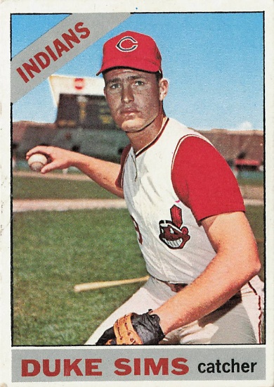 1966 Topps #169 Duke Sims Card