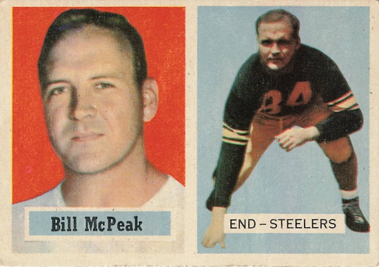 1957 Topps #12 Bill McPeak Card