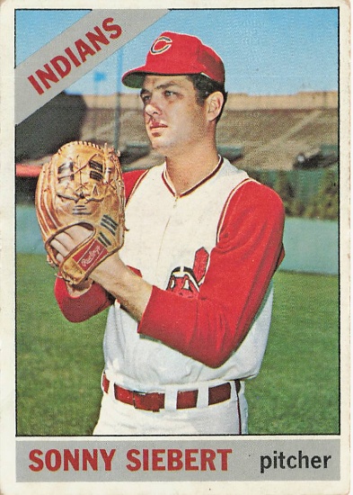 1966 Topps #417 Sonny Siebert Trading Card