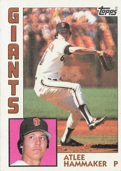 1983 Topps Atlee Hammaker #164 Baseball Card