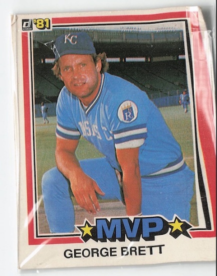 1981 Donruss "MVP" George Brett #3 Baseball Card