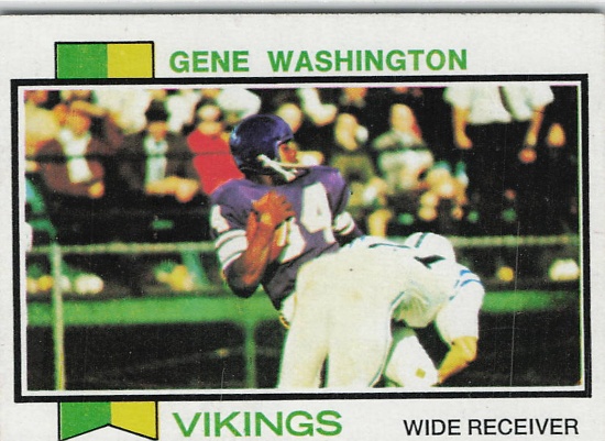 1973 Topps Gene Washington Football Card #359