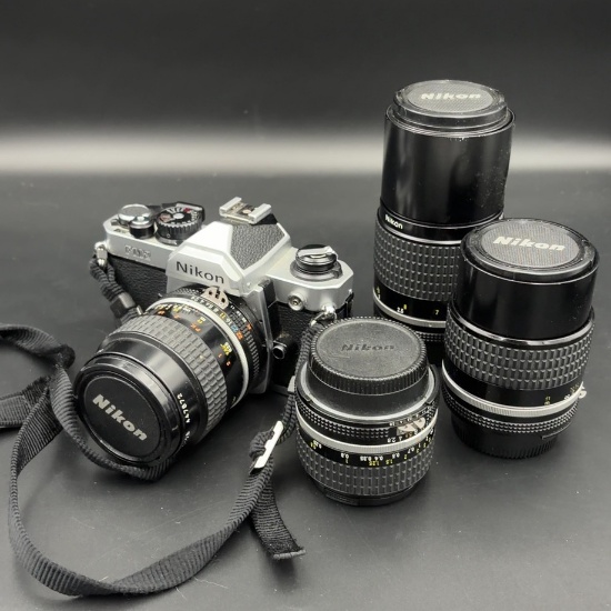 Nikon FG 35mm SLR Film Camera