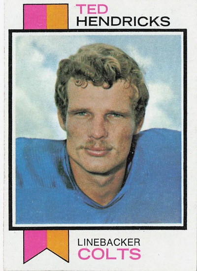 1973 Topps Ted Hendricks Football Card #30