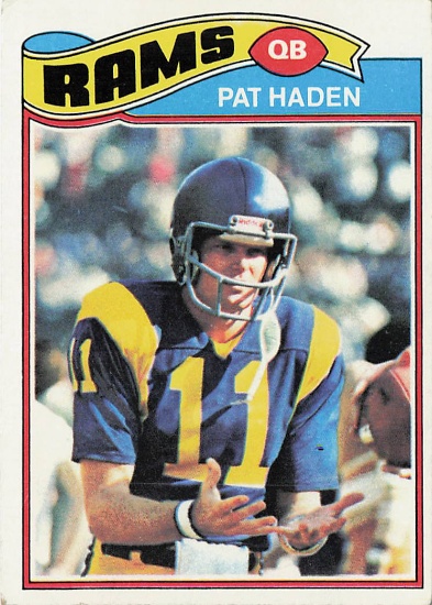 1978 Topps Pat Haden Football Card #465
