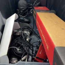 Audio Equipment Box Lot