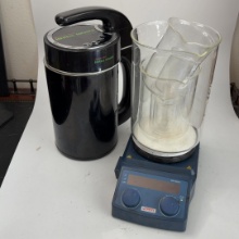 Mighty Fast Herbal Infuser and Four E's Scientific Hot Plate