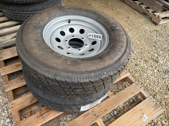 (2) Unused Gladiator St225/75r15 Tires