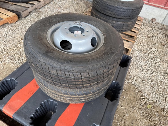 (2) Unused Long Haul St235/80r16 Tires