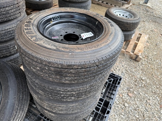 (4) Unused Sunergy 215/75r17.5 Tires