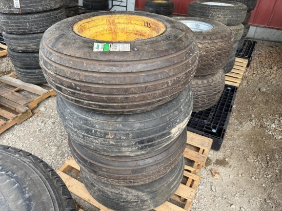 (4) 11l-15 Tires (2 Unused And 2 Used)