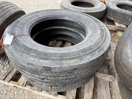(2) 10r22.5 Tires
