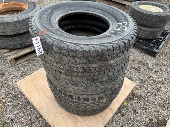 (4) 31 X 10.50r15lt Tires