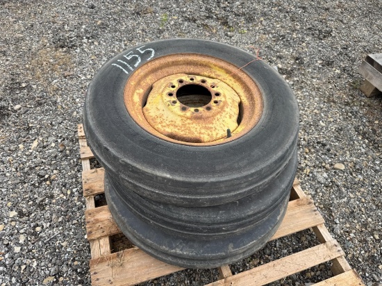 (3) 7.60-15 Tires
