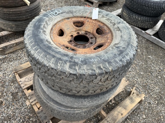 (3) Lt265/75r16 Tires