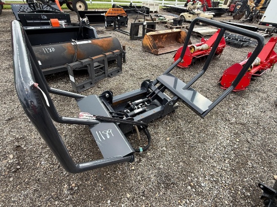 Wolverine Skid-steer-mount Hydraulic Bale Grabber