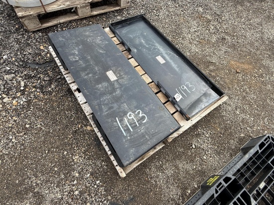 (3) Universal Skid-steer Mounting Brackets