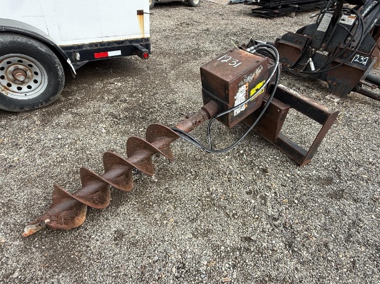 Skid Steer Post-hole Digger