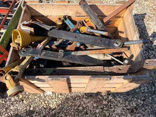 Crate Of Lift-arms, Jacks, Ptos, And Drawbars