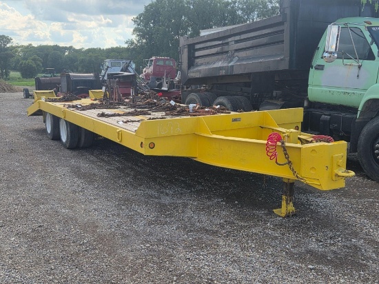 1998 Interstate Tandem Flatbed Trailer