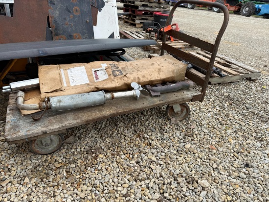 4-wheel Cart And Contents
