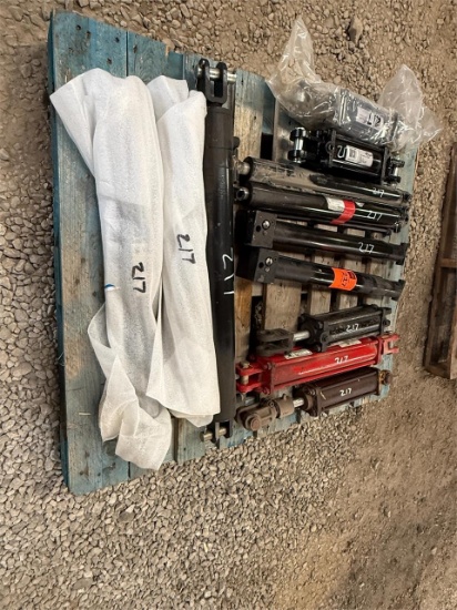 (12) Hydraulic Cylinders On Pallet