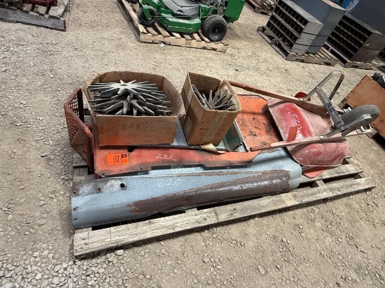 New Idea Picker Parts; (7) Large Finger Wheels;...