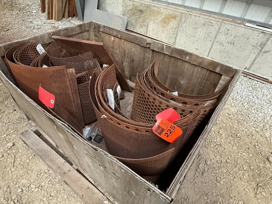 Crate Of Assorted Grinder-mixer Screens