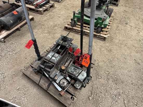 (4) Floor Jacks; (1) Transmission Jack
