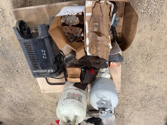 (2) Propane Tanks, Schumacher Battery Charger...